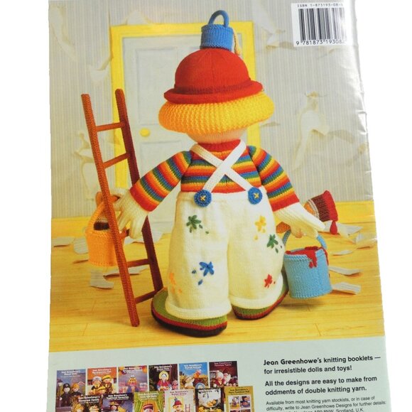 Jean Greenhowe's Knitted Clowns Pattern Booklet Double Knit DIY Vintage 1992 UK - Picture 2 of 7